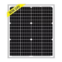 Petits panneaux solaires monocristallins demi-cellules 30W-40W 12 Volts Module photovoltaïque