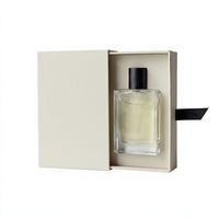 Boîte cadeau de parfum rigide écologique de luxe avec logo personnalisé, boîte d'emballage de parfum à tiroir