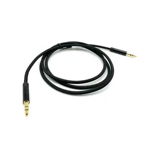 Kabel Aux Audio Rca 2 Laki-laki, Kabel Audio Mobil Aux untuk Iphone Ke 3.5Mm Aux Jalinan Aux 3.5Mm Aux