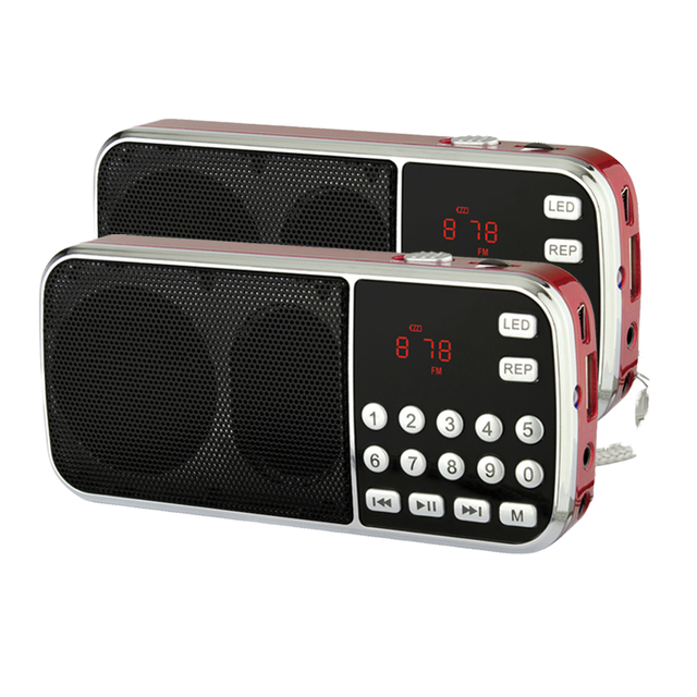 Hot Selling Factory L-088AM Am/Fm MP3 Player Portable Pocket Radio with USB Speakers