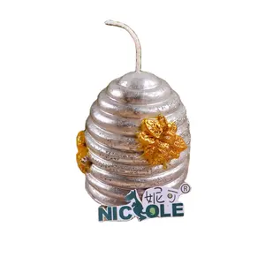 妮可 · 伦敦海螺蜡烛形式硅胶蜡烛形式模具DIY蜡烛形式模具