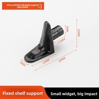 Support métallique pour armoire, cloison, penderie, étagère à axe articulé, colonne fixe en verre, support d'étagère épaissi