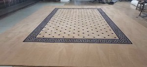 Pebble Pink Elegante Alfombra Handtufted Durable Interior-Uso al aire libre para automóvil y oración - Product Image 3