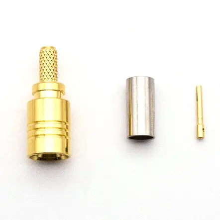 RF Coaxial SMB Female Connector for RG316 RG174 double braid cable
