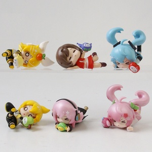 Figurines Sakura Miku mignonnes de 4 à 6 cm, figurines d'anime en PVC qui tombent, pour boîte à œufs à attraper, machine de jeu Gashapon, prix de jeu, jouets - Product Image 3