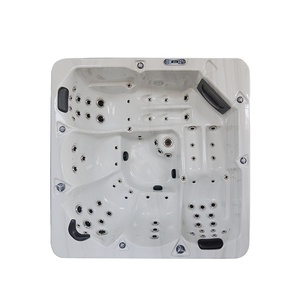 Jacuzzi con Hidromasaje Cuadrado Controlado por Balboa, Diseño Moderno, <span class=keywords><strong>Spa</strong></span> Exterior para Hoteles, Gimnasios, Villas, Piscinas - Product Image 1