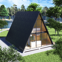 Villa préfabriquée de luxe moderne, structure en acier léger certifiée CE, structure imperméable, kits de maisons préfabriquées Villacampa Chine