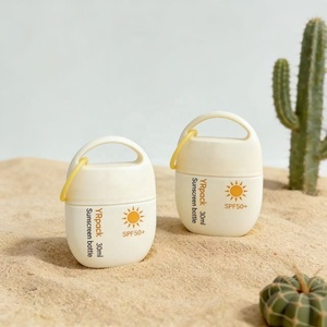 YUERUI Flacon souple <span class=keywords><strong>de</strong></span> 30 ml pour crème solaire, en PEHD, personnalisable, avec support et porte-clés, pour emballage cosmétique <span class=keywords><strong>de</strong></span> protection solaire - Product Image 3