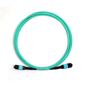 สายเคเบิลใยแก้วนำแสง 8 12 16 24 คอร์ OM3/OM4 MPO/MTP สำหรับ AI และเครือข่าย 5G สายแพทช์คอร์ดสำหรับอินเทอร์เน็ตและศูนย์ข้อมูล 5G ใยแก้วนำแสงแบบ SM/MM - Product Image 1