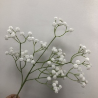 J-251105 vente en gros vraie touche bébé souffle Latex fleurs à la main grosse tête artificielle fleur de gypsophile
