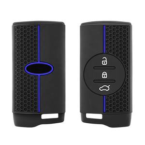 Étui de clé de voiture en gel de silice personnalisé en usine, coque de clé de voiture en silicone OEM, motif <span class=keywords><strong>nid</strong></span> <span class=keywords><strong>d</strong></span>'<span class=keywords><strong>abeille</strong></span> créatif, <span class=keywords><strong>sac</strong></span> de clé de voiture pour Chery - Product Image 3