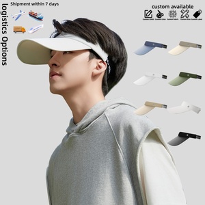 Casquette de <span class=keywords><strong>soleil</strong></span> personnalisée pour homme, visière vide, protection solaire estivale, pour le golf, le cyclisme, la course à pied, les sports de plein air - Product Image 1