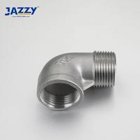 JAZZY usine d'origine ss 304 316 classe 150 npt 45 degrés coude de rue en acier inoxydable raccord de tuyau
