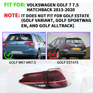 Nouvel assemblage archaïque de feux arrière à LED pour VW <span class=keywords><strong>Golf</strong></span> <span class=keywords><strong>7</strong></span> MK7 Golf7.5 TDI <span class=keywords><strong>TSI</strong></span> 2013-2019 IP67 étanche Plug & Play - Product Image 6