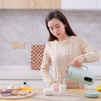 Nouveauté : Blender chauffant pour aliments, 1500 ml, machine à lait de soja, machine à lait de noix, amandes, pour la maison.