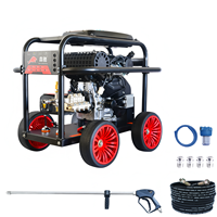 Hon GX390 Da 200/Zongshen GB200 1000 Moteur DC12V Essence Haute Pression Lave-auto 150-280bar/4000psi 4gpm Power Wash Soft Wash