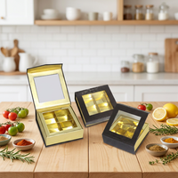 Boîtes d'expédition en carton recyclable en forme de cœur pour la Saint-Valentin avec revêtement UV et couvercle transparent personnalisable pour desserts et bonbons