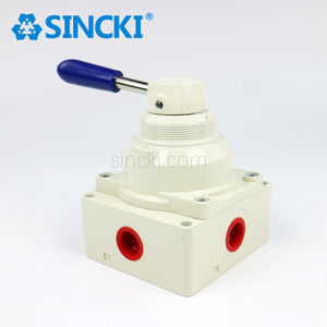 4-poorts <span class=keywords><strong>2</strong></span>-standen roterende pneumatische luchtregelklep HV handbediende schakelklep 4HV210-08 4HV310-10 4HV410-15 gas OEM aanpasbaar - Product Image 3