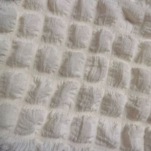 Robe de printemps et d'été en Jacquard, tissu gaufré plissé et extensible - Product Image 3