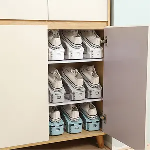 도매 현대 공간 절약 접이식 신발장 주최자 보관 홀더 옷장 보관 조직을위한 캐비닛 상자