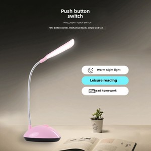 Sáng tạo LED ánh sáng ban đêm Đèn bàn có thể gập lại học sinh nhỏ Nghiên Cứu Đèn bàn bảo vệ mắt Pin hoạt động mini Quà Tặng phòng khách - Product Image 4