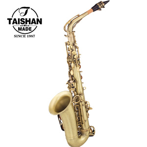 Saxofón Alto en Mi bemol de Bronce Antiguo Mate, Diseño Clásico Vintage para Músicos Profesionales, Excelente Diseño para Venta al por Mayor - Product Image 2