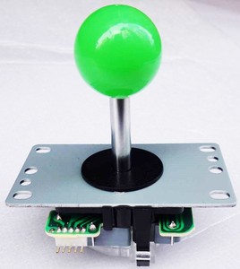 Joystick de Fabricante, Control Remoto <span class=keywords><strong>para</strong></span> Juegos, Controlador de Juegos Arcade, Palanca Circular, Bola Roja, Funciona con Monedas, Acero Inoxidable - Product Image 6