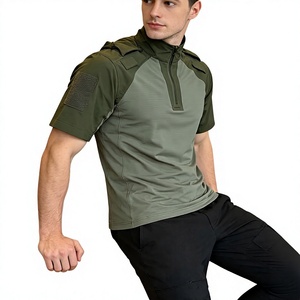 Men's Customizable Breathable Outdoor Sports Short-Sleeve T-Shirt Summer Moisture-Wicking Quick-Dry Anti-Wrinkle Crew Neck - Product Image 2