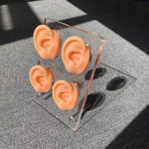 Prothèses auditives Souple Flexible Silicone Quatre Oreilles Modèle D'oreille Présentoir Modèle HappyHearing Affichage D'oreille - Product Image 4