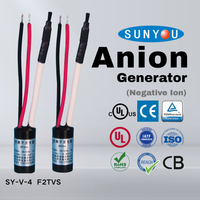 Générateur d'ions négatifs certifié TUV CE CQC, module ioniseur d'anions, sèche-cheveux, lisseur de cheveux, 100-250VAC, taille compacte