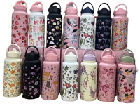 Bouteille isotherme américaine à double paroi, grande capacité, en acier inoxydable, isolation thermique 12-24 heures, pour l'extérieur