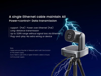 Cámara de Conferencia PTZ TONGVEO 1080P NDI con Enfoque Automático, Zoom Óptico 20X, USB3.0/HDMI/PoE, para Transmisión en Vivo y Educación en Línea