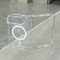 Vente en gros d'étuis magnétiques transparents 2 en 1 pour iPhone 18 Duo, coque de protection transparente en acrylique pour téléphone pliable Apple 18