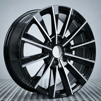 Jantes forgées sur mesure GW 18-22 pouces 5x112, face usinée noir brillant pour Audi A4 A5 A6 A7 A8 Q5 RS6 RS7, jantes monobloc 6061-T6
