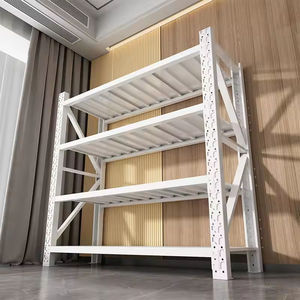 Étagères de stockage en acier métallique réglables à plusieurs niveaux pour systèmes de rangement en entrepôt - Product Image 2