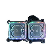 OCOCOO OC C55X ARGB CPU Water Cooling Block Transparent Acrylic Copper Micro Channel Liquid Cooler Intel LGA 1700 1851 AMD AM5