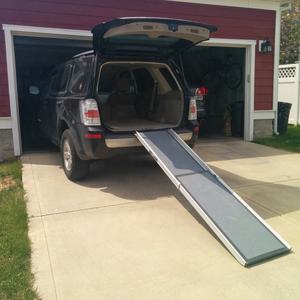 6 फीट टेलिस्कोपिक रैंप फोल्डेबल कुत्ते पालतू जानवरों के लिए कार बूट रैंप फोल्डेबल सीढ़ियां कार बूट रैंप - Product Image 3
