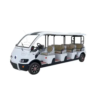 Outdoor Playground 18 Seats Electric Tourist Bus Car Double Track Sightseeing Bus With High Quality For Sale