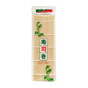Esterilla enrollable de bambú para hacer <span class=keywords><strong>Sushi</strong></span>, utensilios de cocina, rodillos de arroz, comida japonesa, rollo de arroz, accesorios de cocina, 24x24CM - Product Image 1