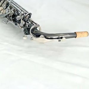 Saxophone <span class=keywords><strong>alto</strong></span> en Mi bémol noir à bon <span class=keywords><strong>prix</strong></span>, <span class=keywords><strong>instrument</strong></span> plaqué nickel - Product Image 3