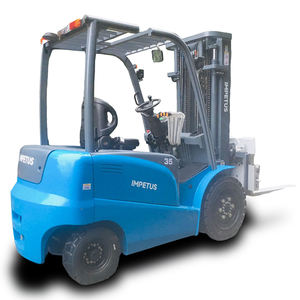 Carretilla elevadora eléctrica de 1800kg y 3000mm, tenedores giratorios de 180 grados, abrazadera electrónica multidireccional con accesorio - Product Image 3