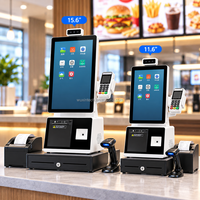 Kiosque de paiement automatique 10,1 pouces, Android 11, mini caisse enregistreuse, systèmes de point de vente, tablette POS, NFC, kiosque de restaurant, tablette kiosque