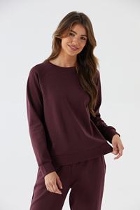 Pyjama pour femmes, hiver, confortable, manches longues, vêtements de détente, doux, respirant, coton/fibre de <span class=keywords><strong>bambou</strong></span>, vêtements de nuit, coupe régulière, sweat-shirt - Product Image 2