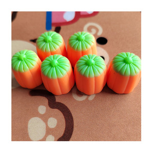 Figuras en Miniatura 3D de Calabaza Naranja, Adornos de Resina, Cabujones, Decoraciones DIY para Fiestas - Product Image 4