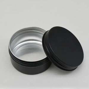 Đen 5G 10G 15G 20G 30G 40G 50G 60G 80G Kim Loại Hộp Thiếc Bán Buôn Vít Cap Nhôm Tin Có Thể Cho Mỹ Phẩm Bao Bì Hộp <span class=keywords><strong>Container</strong></span> - Product Image 4