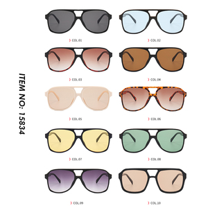 Lunettes de soleil supertendance 15834, verres solaires à monture plate, bon marché, collection <span class=keywords><strong>2021</strong></span> - Product Image 6