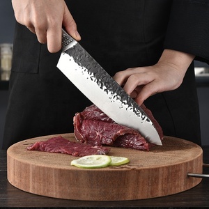 Meilleure vente <span class=keywords><strong>Couteaux</strong></span> de cuisine <span class=keywords><strong>Couteaux</strong></span> de cuisine 8 ''en acier inoxydable japonais 5Cr15mov Couteau damas forgé à la main - Product Image 6