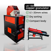 Machines de broyage de cuivre Lansing LX-150A LX-150B LX-200B, petites, 30-90 kg/h, plusieurs modèles pour le recyclage des câbles usagés