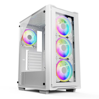 C103-TG Gaming Computer Case ATX Tempered Glass Panel Water Cooling Support OEM ODM for Gamer