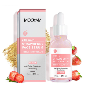 Suero facial para el cuidado <span class=keywords><strong>de</strong></span> la <span class=keywords><strong>piel</strong></span> con etiqueta privada, blanqueador orgánico Natural, reparación <span class=keywords><strong>de</strong></span> la <span class=keywords><strong>piel</strong></span>, rosa, <span class=keywords><strong>fresa</strong></span>, antienvejecimiento, oro <span class=keywords><strong>de</strong></span> 24 quilates - Product Image 4
